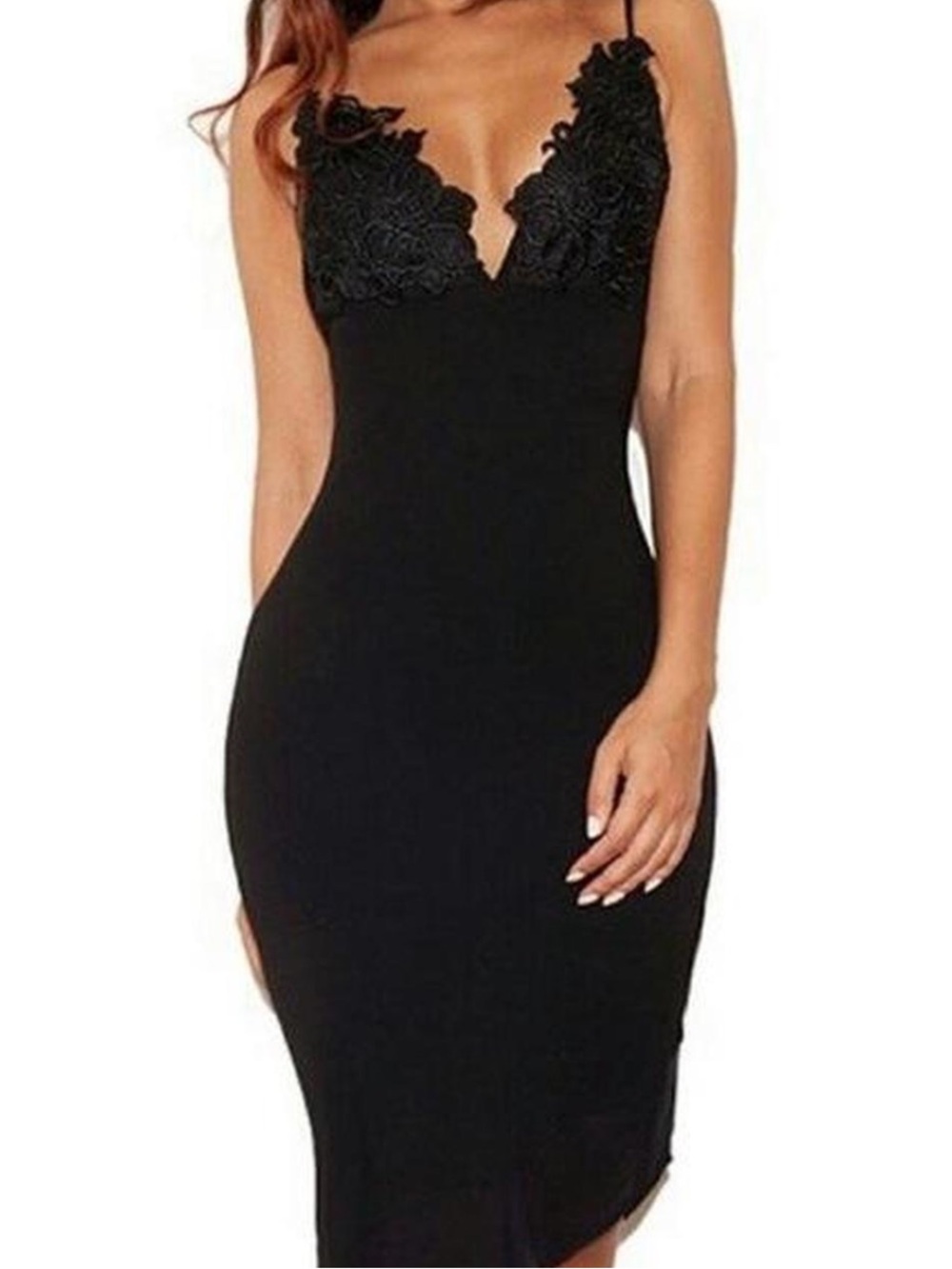 House of CB Black Bodycon Dress